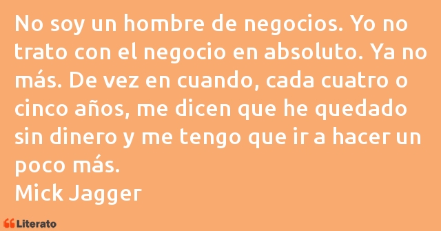 Frases de Mick Jagger