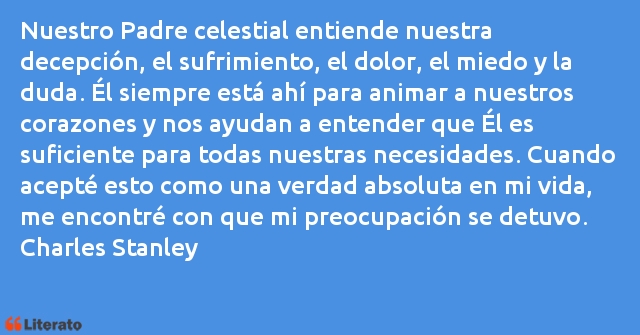 Frases de Charles Stanley