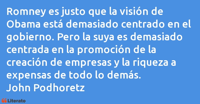 Frases de John Podhoretz