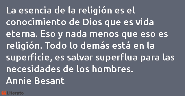 Frases de Annie Besant