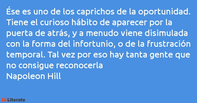 Frases de Napoleon Hill