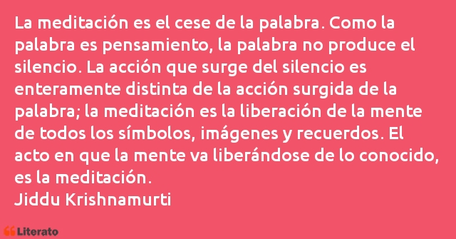 Frases de Jiddu Krishnamurti