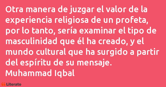 Frases de Muhammad Iqbal