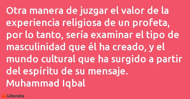 Frases de Muhammad Iqbal