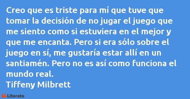 Frases de Tiffeny Milbrett