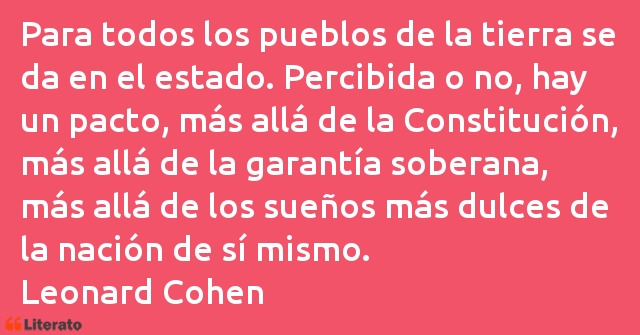 Frases de Leonard Cohen