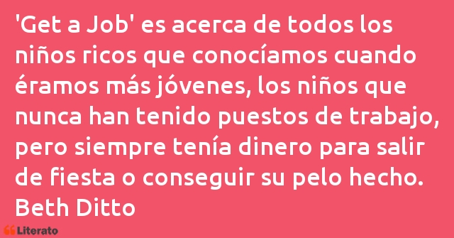 Frases de Beth Ditto