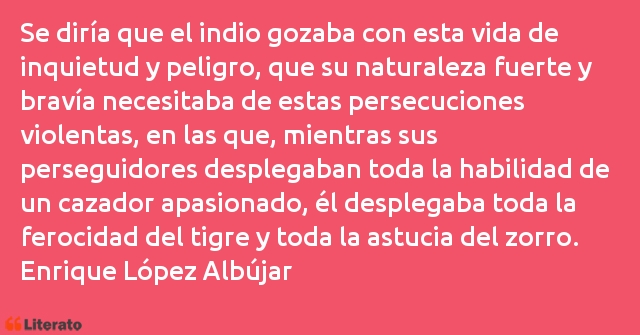 Frases de Enrique López Albújar