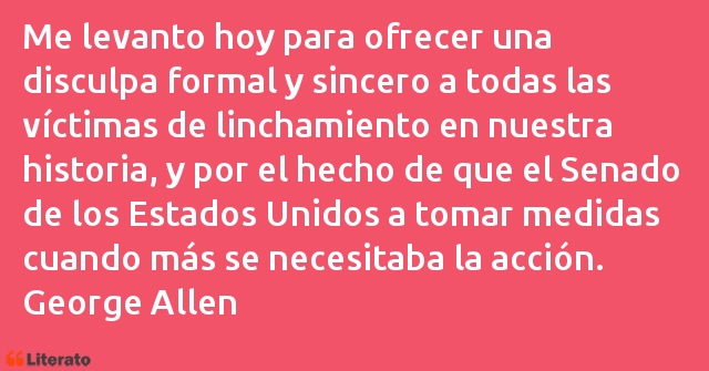 Frases de George Allen