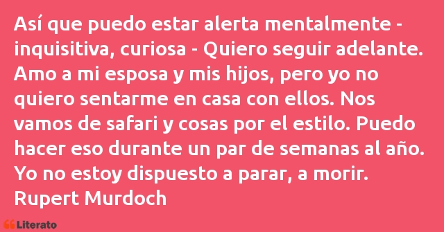 Frases de Rupert Murdoch