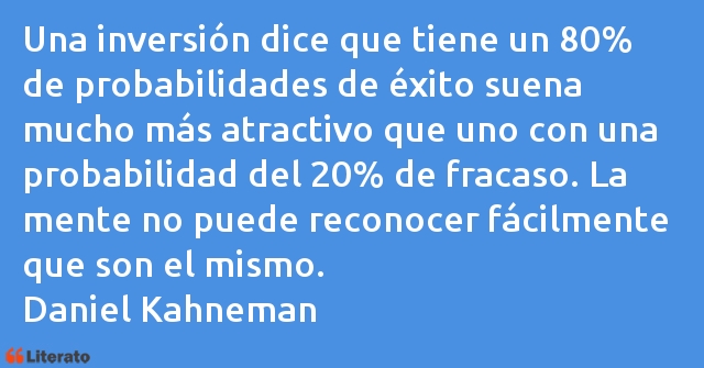 Frases de Daniel Kahneman