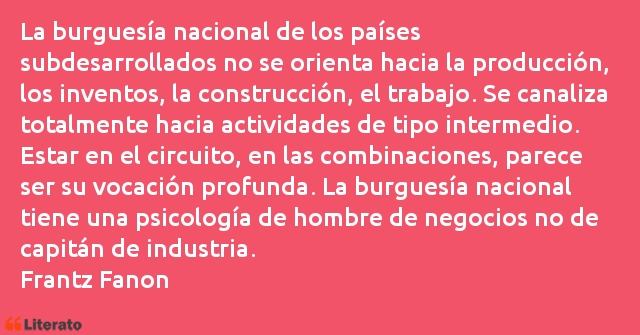 Frases de Frantz Fanon