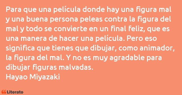 Frases de Hayao Miyazaki