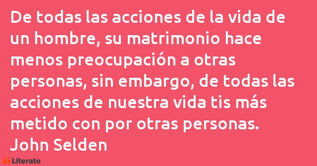 Frases de John Selden