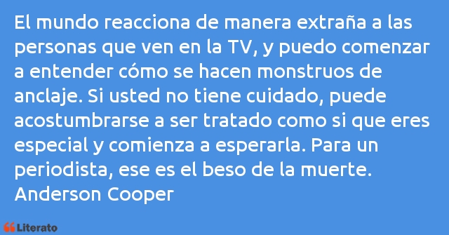 Frases de Anderson Cooper