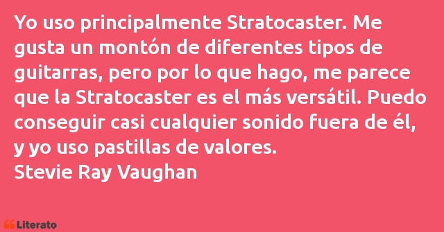 Frases de Stevie Ray Vaughan