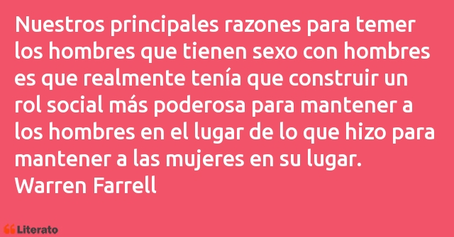 Frases de Warren Farrell