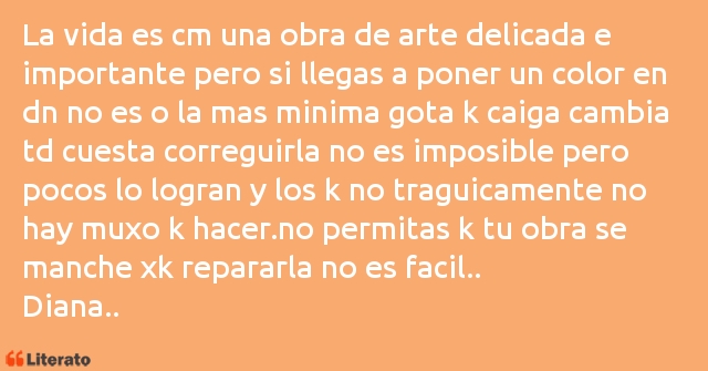 Frases de Diana..