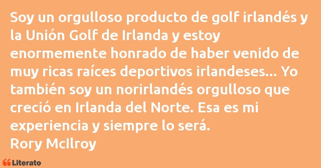 Frases de Rory McIlroy