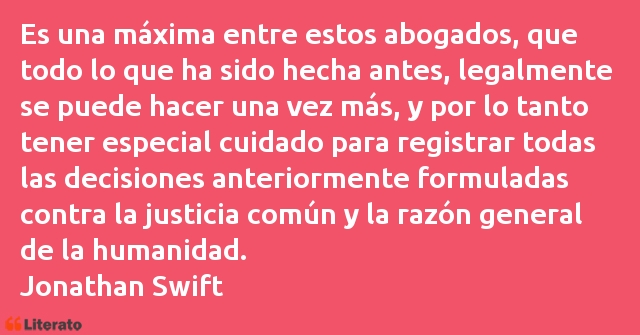 Frases de Jonathan Swift