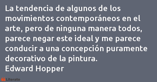 Frases de Edward Hopper