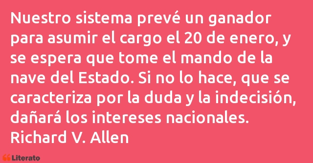 Frases de Richard V. Allen