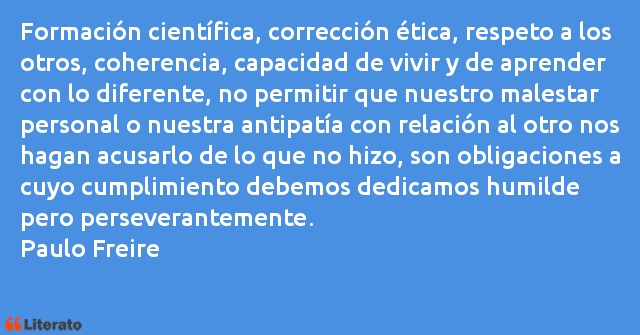 Frases de Paulo Freire