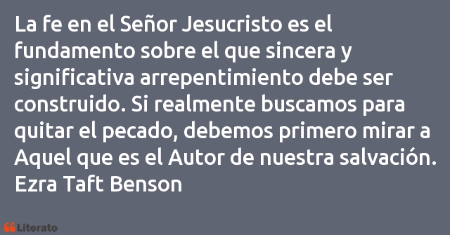 Frases de Ezra Taft Benson