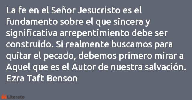 Frases de Ezra Taft Benson