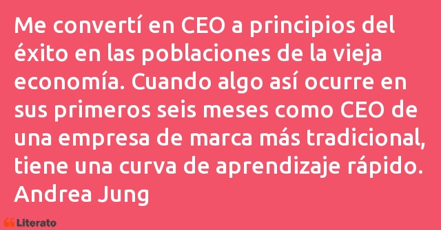 Frases de Andrea Jung