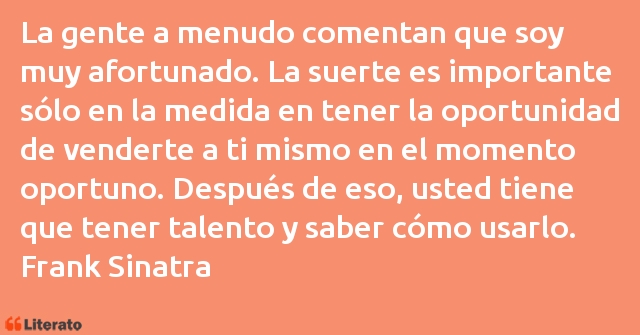 Frases de Frank Sinatra