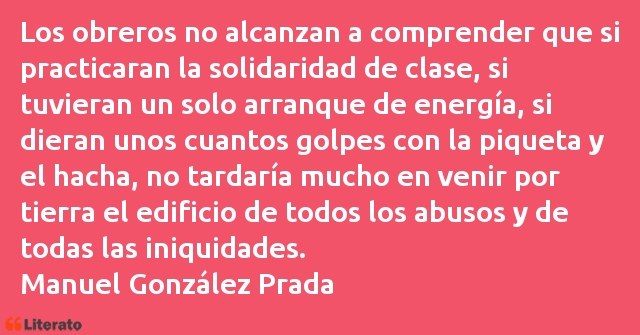 Frases de Manuel González Prada