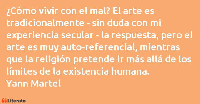 Frases de Yann Martel