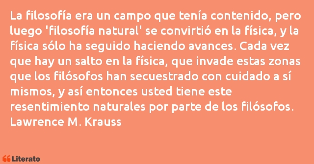 Frases de Lawrence M. Krauss