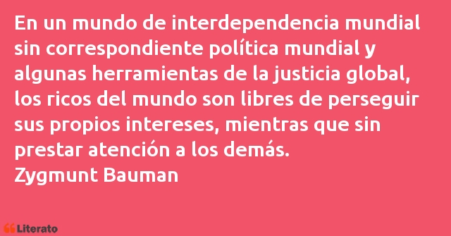 Frases de Zygmunt Bauman