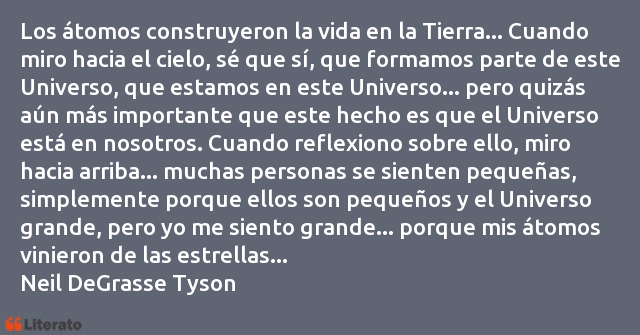 Frases de Neil DeGrasse Tyson