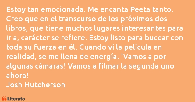 Frases de Josh Hutcherson
