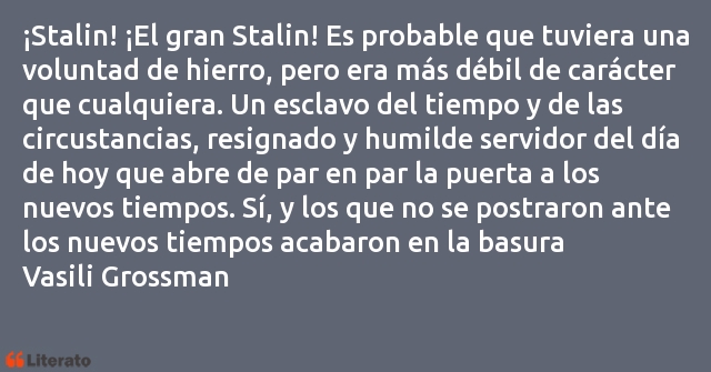 Frases de Vasili Grossman