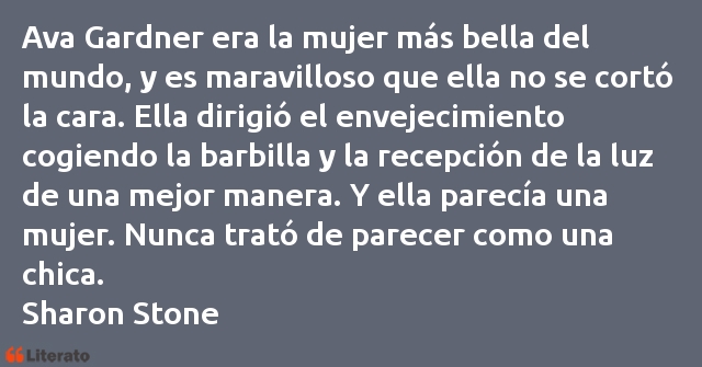 Frases de Sharon Stone