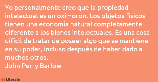 Frases de John Perry Barlow