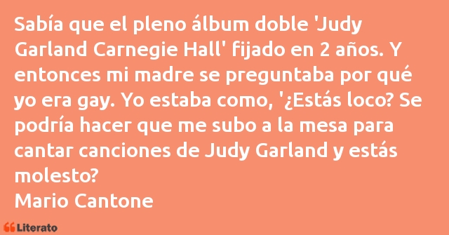 Frases de Mario Cantone