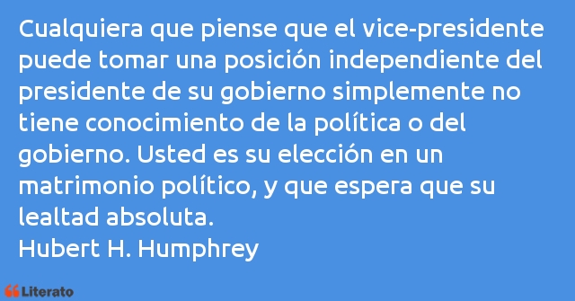 Frases de Hubert H. Humphrey