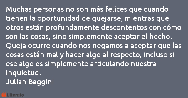 Frases de Julian Baggini