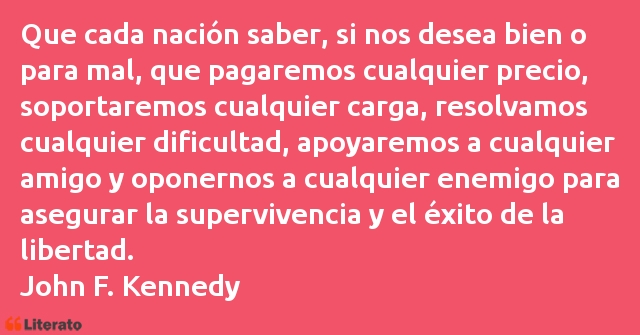 Frases de John F. Kennedy