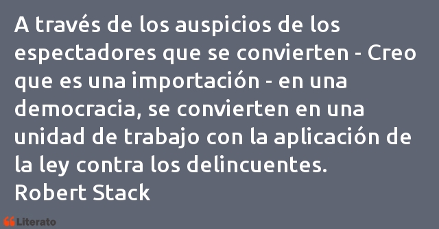 Frases de Robert Stack