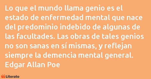 Frases de Edgar Allan Poe