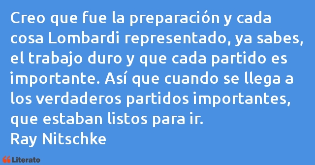 Frases de Ray Nitschke