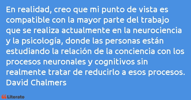 Frases de David Chalmers