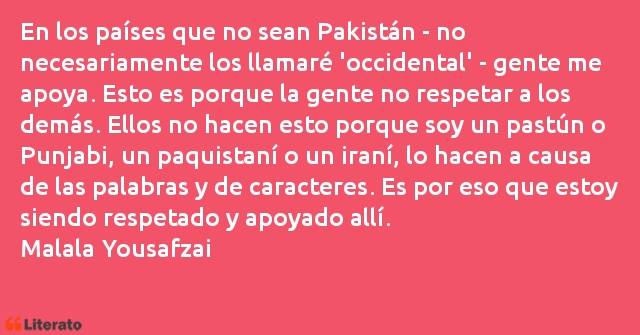 Frases de Malala Yousafzai