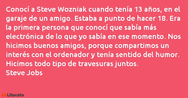 Frases de Steve Jobs